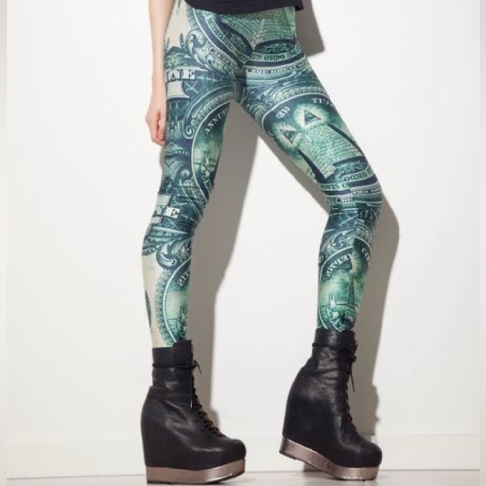 Blackmilk Illuminati Dollar Leggings